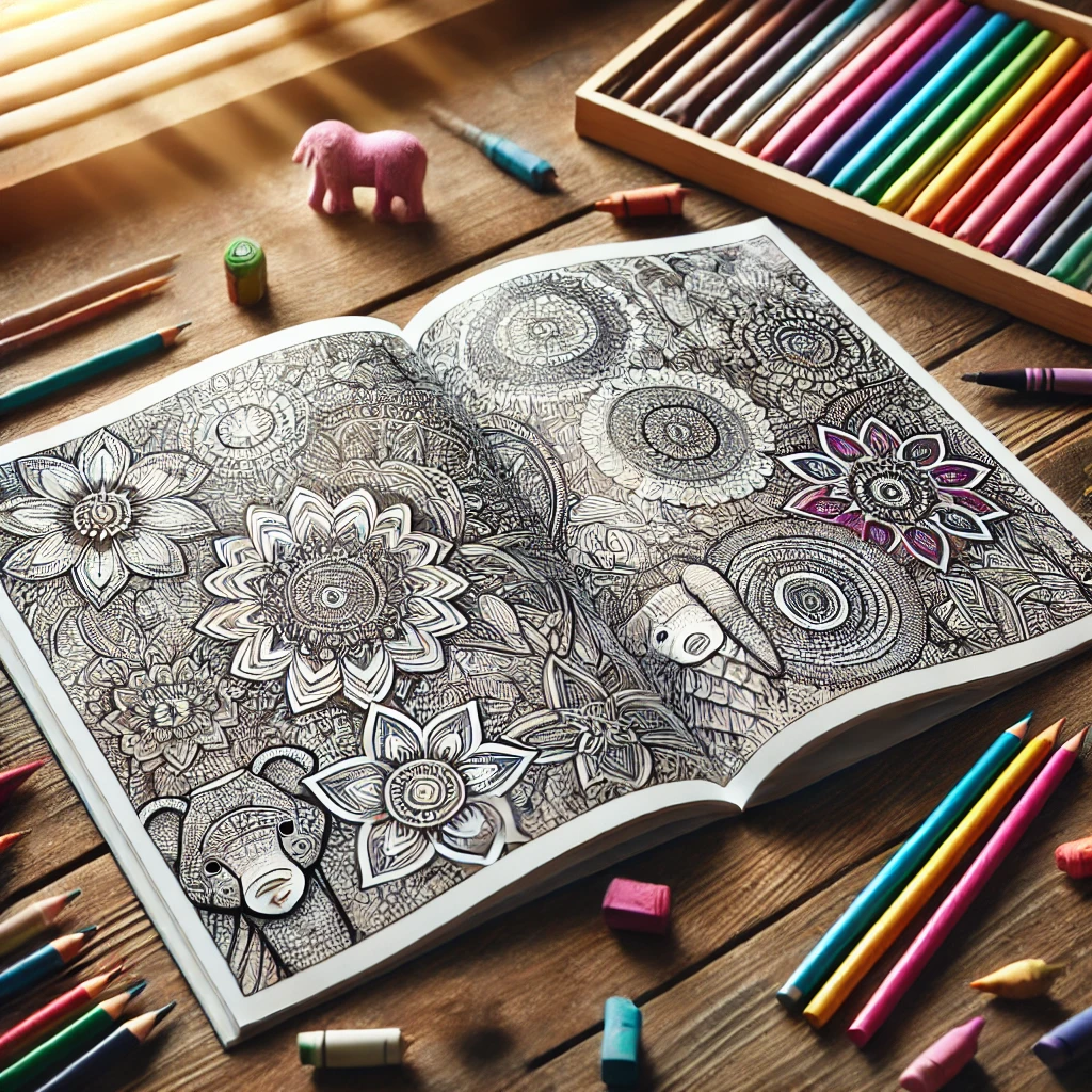 Livros de colorir: benefícios para crianças e adultos - Ateliê di Nanda ...